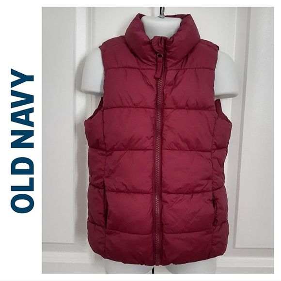 Old Navy Other - Burgundy Puffer Vest